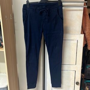 True Religion stretch jog pant dark blue size S